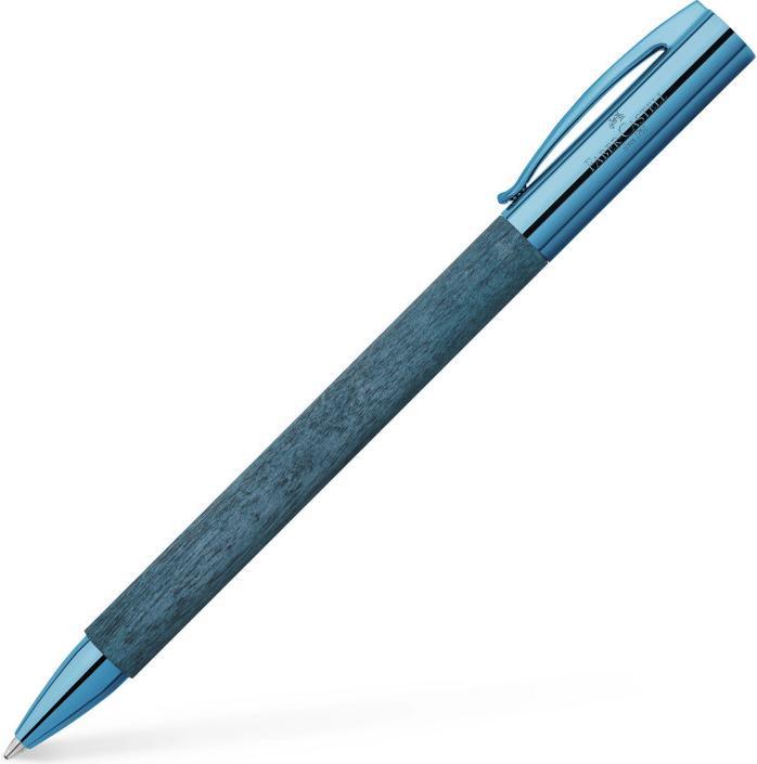 Actual product image Faber-Castell Ambition Blue Wood biros (Blue, 1 x)