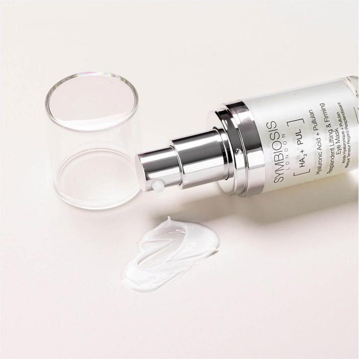 Actual product image Symbiosis Hyaluronic acid + Pullulan) Firming eye mask for more radiance (15 ml)