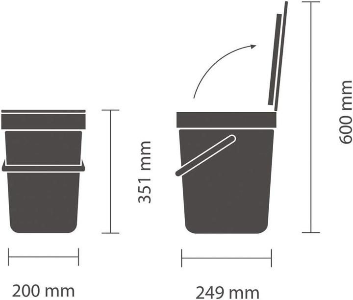 Actual product image Brabantia Sort & Go (12 l)