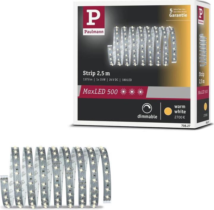 Produktbild Paulmann MaxLED 500 Stripe (Warmweiss, 250 cm, Indoor)