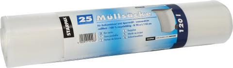 Actual product image Papstar Mlls "cke LDPE, 120 litres, transparent (25 x, 120 l)