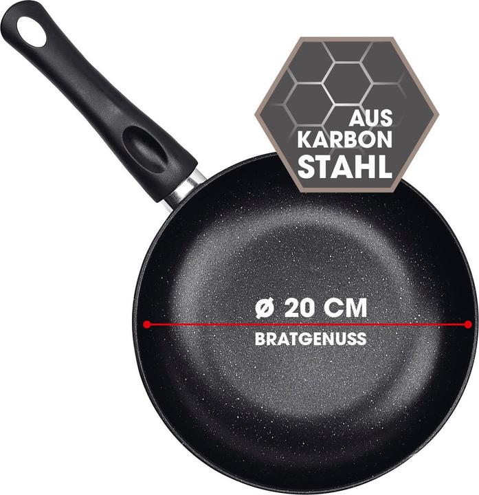 Produktbild Bratmaxx Bratpfanne (20 cm, Bratpfanne, Carbonstahl)