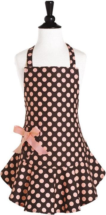 Immagine prodotto Jessie Steele Grembiule per bambini marrone con punti rosa