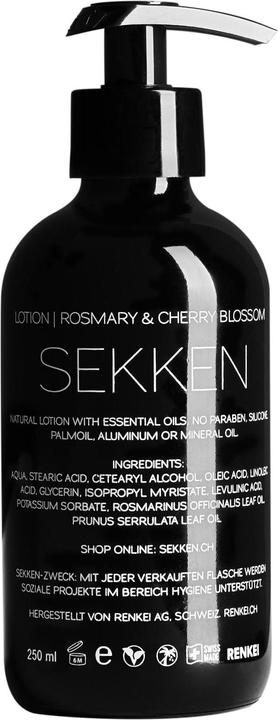 Produktbild Sekken Lotion Rosmarie | Kirschblüte - Körperlotion mit Rosmarien | Kirschblüte (Körpercreme, 250 ml)
