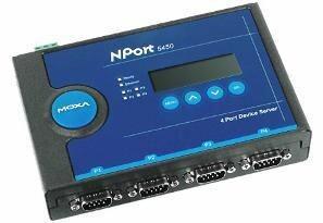Immagine prodotto Moxa NPort 5450 - Server di dispositivi - 4 porte - 100Mb LAN RS-232 RS-422 RS-485 - SNMP