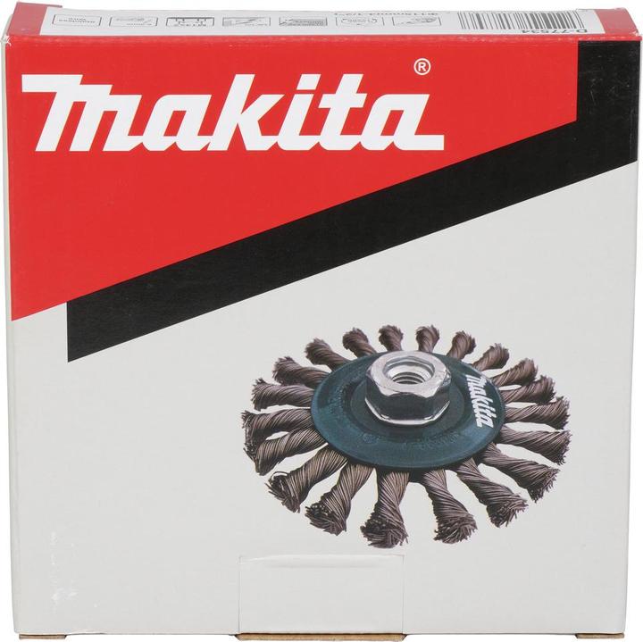 Actual product image GCS MAKITA SZCZOTKA TARCZOWA M14 115mm/0.5mm INOX (0,5mm)