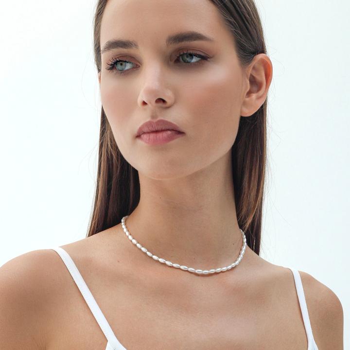 Produktbild Sensora Jewelry Pearl Full Halskette (Edelstahl)