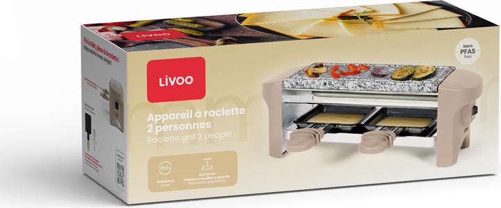 Image du produit Livoo Raclette und grillplate 2 personen