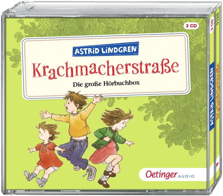 Actual product image Noisemaker Street. The big audiobook box (Ilon Wikland, Astrid Lindgren, Alexander Riess, Frank Gustavus, Thyra Dohrenburg, Anna-Liese Kornitzky, Leonie Landa, Céline Fontanges, German)