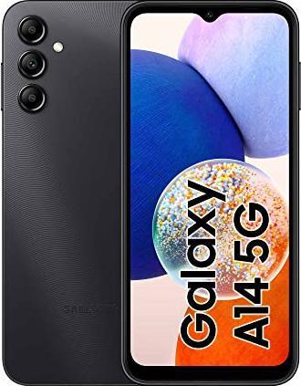 Actual product image Samsung Galaxy A14 5G 64GB sw (64 GB, Black, 6.60", Dual SIM, 50 Mpx, 5G)