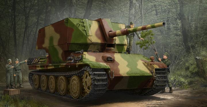 Actual product image Trumpeter Flakpanther w/8.8cm Flak 41