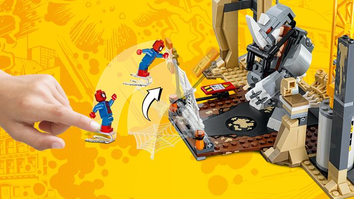 Actual product image LEGO Super Heroes Rhino and Sandman Super Villain Team-up (76037, LEGO Marvel)