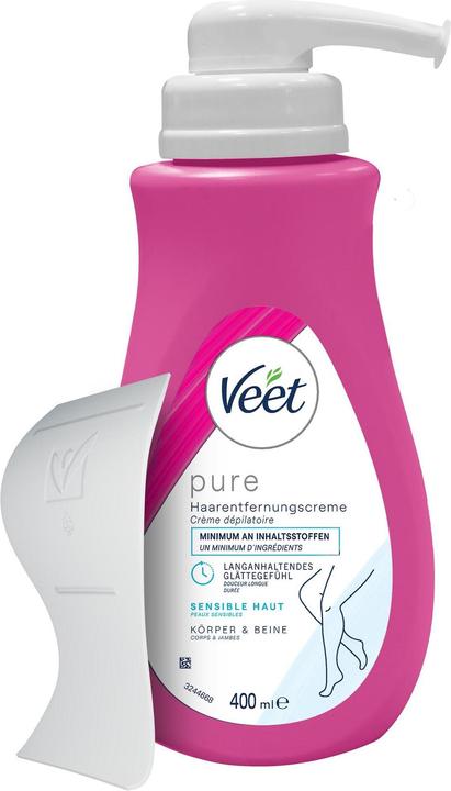 Produktbild Veet schnelle und effektive Haarentfernung für seidige glatte Haut, 400 ml (400 ml, 1 x, 400 g)