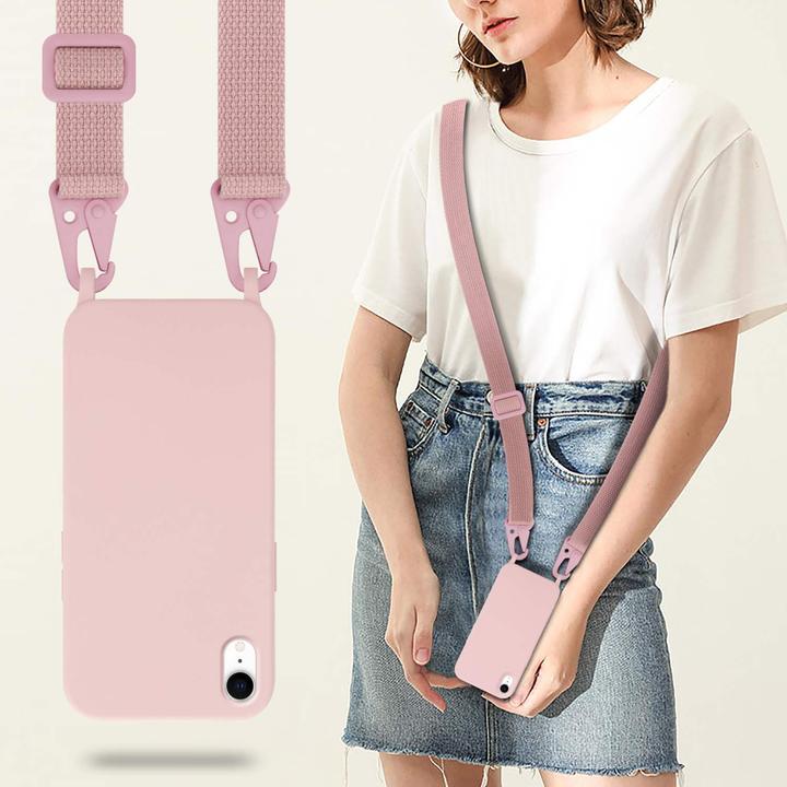 Produktbild Cadorabo TPU Cover Handy Kette Liquid (Apple iPhone XR)