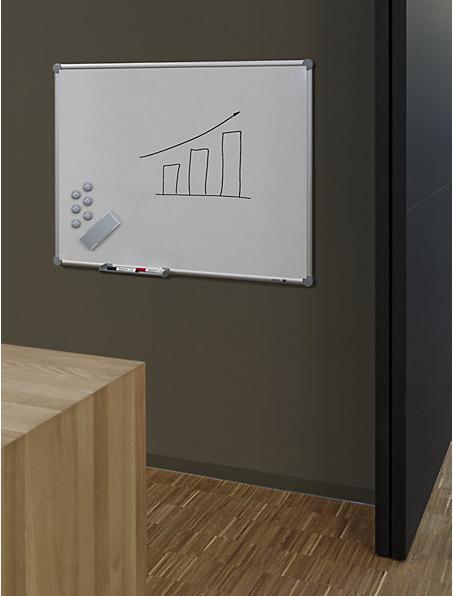 Image du produit Maul Tableau blanc, tôle d'acier peinte, l x h 2000 x 1000 mm. (1000 x 2000 mm)