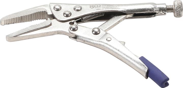 Actual product image BGS Locking Long Nose Grip Pliers extra short 125 mm (125 mm)