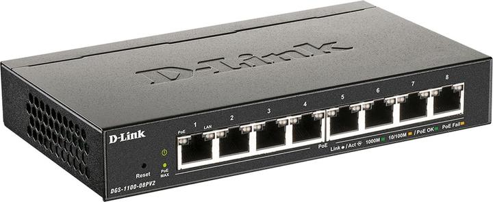 Actual product image D-Link EasySmart Switch DGS-1100-08P (8 Ports)