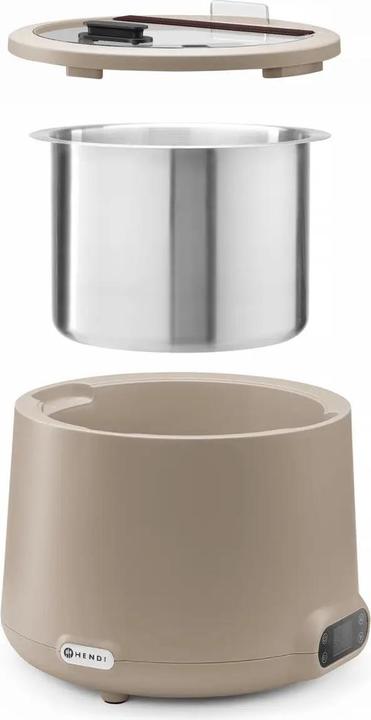 Immagine prodotto Hendi Marmite à soupe UNIQ,, 8L, Beige, 220-240V/500W, ⌀365x(H)325mm