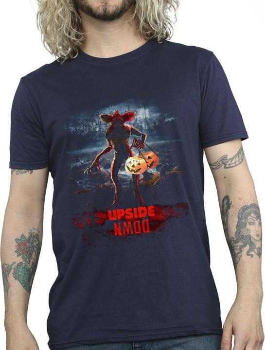 Produktbild Netflix Stranger Things Pumpkin Upside Down TShirt (XXL)
