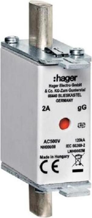 Immagine prodotto Hager Fusibile DIN-000 63A (Fusibile NH-DIN, 63 A)