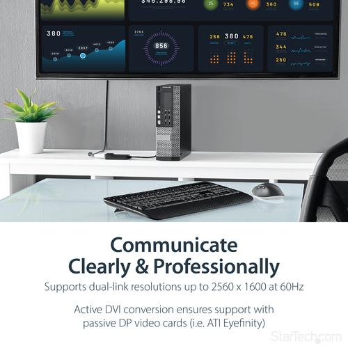 Produktbild StarTech DP To Dvi dl Active Adapter (DVI, 54.90 cm)