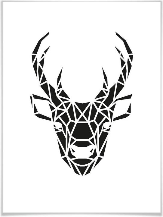 Image du produit Trenddeko Origami cerf (60 x 80 cm)