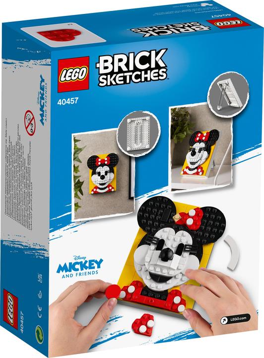 Actual product image LEGO Brick Sketches - Minnie Mouse (40457, LEGO Disney, LEGO Rare Sets)