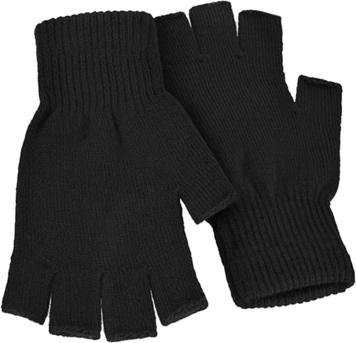 Actual product image Floso Winter half finger gloves (One size)