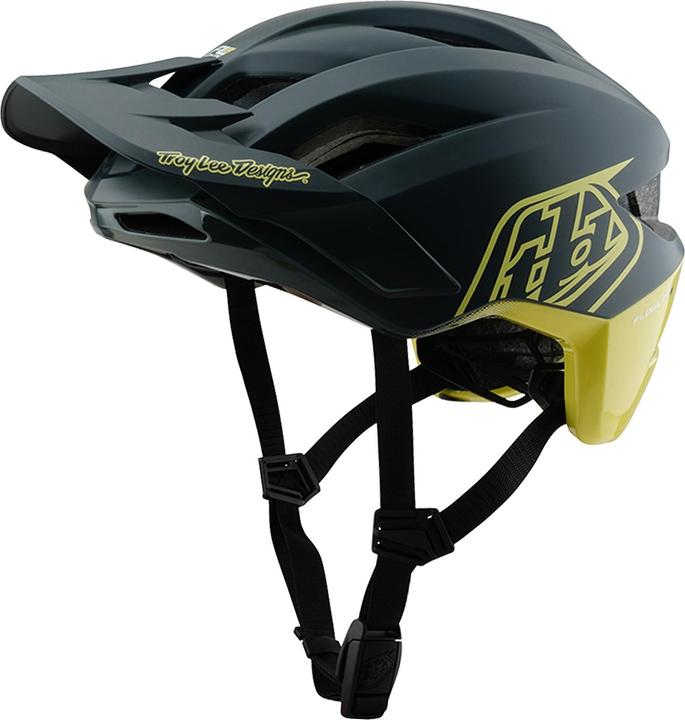 Produktbild Troy Lee Designs Flowline SE MIPS Helm, Badge, gray/glo yellow, XS/S | 53-56cm
