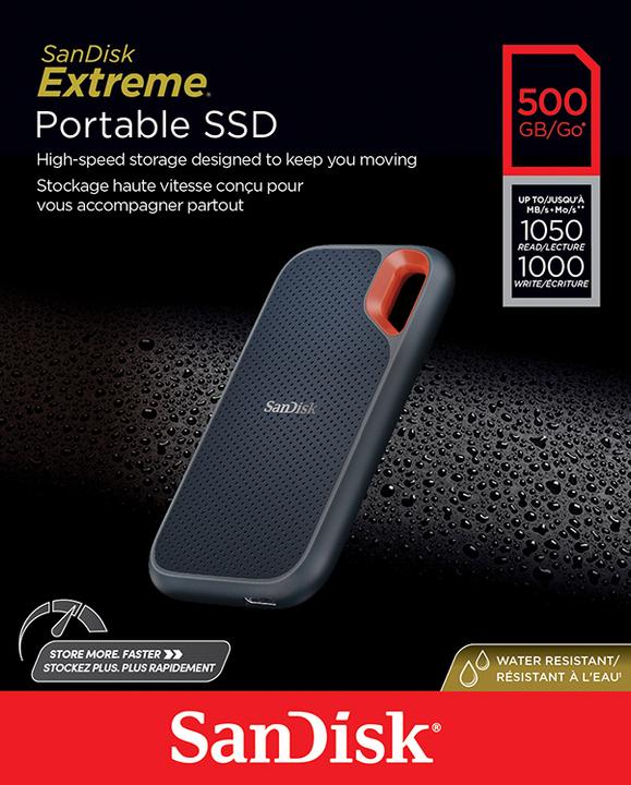 Actual product image SanDisk Extreme Portable (500 GB)