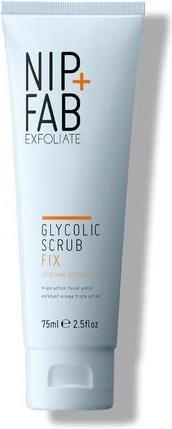 Actual product image Nip + Fab Nip Fab Glycolic Acid Fix Face Scrub with Salicylic Acid AHA/BHA Exfoliating Facial Cleanser Polish (Cleaning cloths, 75 ml)