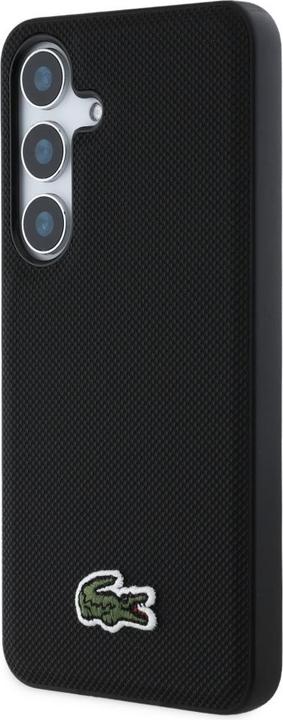 Image du produit Lacoste Case Iconic Petit Pique Woven Logo MagSafe to Samsung Galaxy S25 Plus black (Samsung Galaxy S25+)
