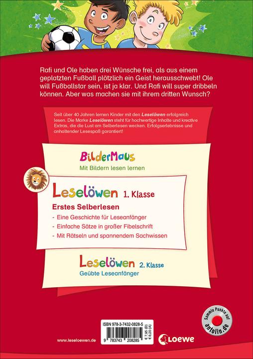 Produktbild Leselöwen 1. Klasse - Fussballstar und Dribbelkönig (Deutsch, Loewe Erstlesebücher, Heidi Förster, Christian Tielmann, 2021)