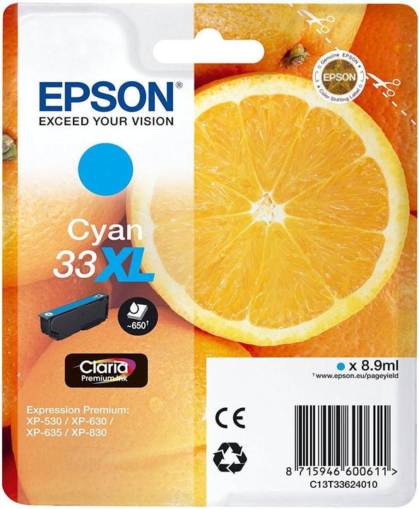 Immagine prodotto Epson 33XL Claria Premium (C)