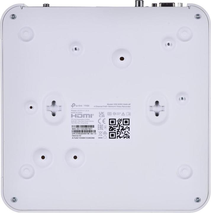 Actual product image TP-Link NET VIDEO RECORDER 4CH/VIGI NVR1104H-4P (Network Video Recorder (NVR))