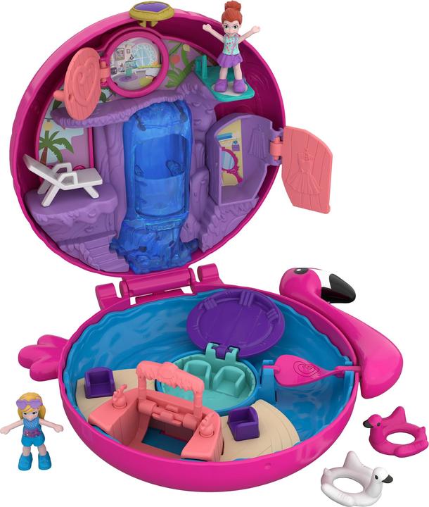 Actual product image Polly Pocket Pocket World - Inflatable Flamingo