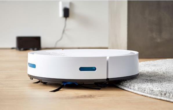 Actual product image F&H Group Nordic Sense - Robot vacuum cleaner with charging station - White (24638) (Robot vacuum)