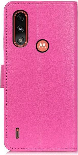 Produktbild MU Classic Litchi Leder Bookcover Series (Motorola Moto E7 Power)