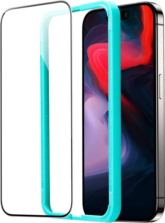 Immagine prodotto ESR Protezione del display in vetro temperato (1 Pezzo/i, Apple iPhone 15 Pro Max)