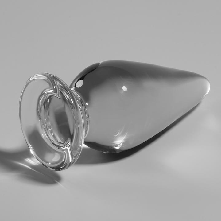 Actual product image Ibiza Nebula Series By ™ - Model 4 Anal Plug Borosilicate Glass 11 X 5 cm Clear