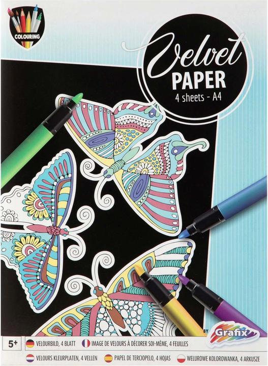 Actual product image Grafix Craft kit velvet paper
