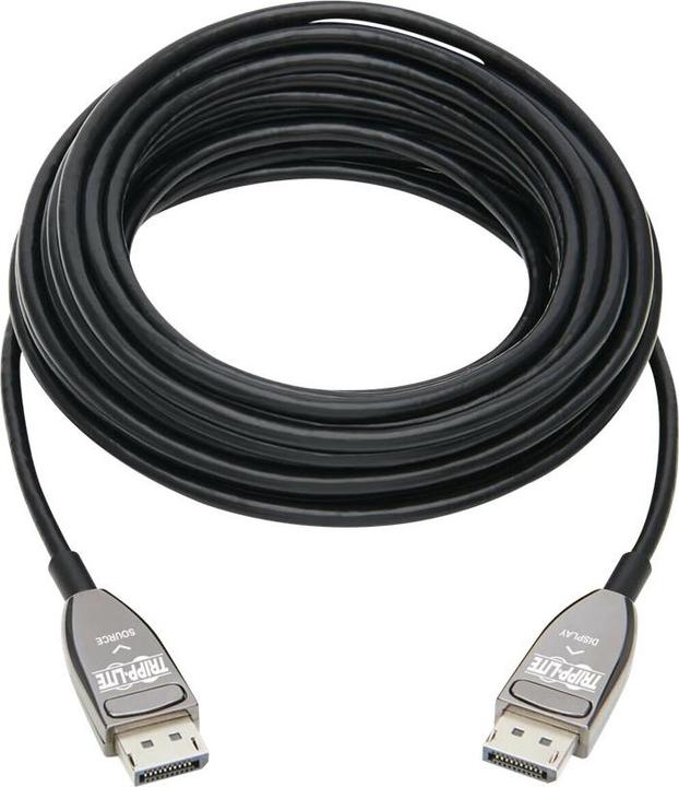 Produktbild Eaton DisplayPort Active Optical Cable AOC 8K 60 Hz M/M CL3 Rated Latching Connectors Blac (25 m, DisplayPort)