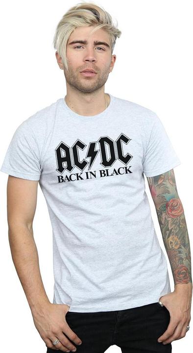 Immagine prodotto AC/DC Back in Black Logo Maglietta Uomo (XXL)