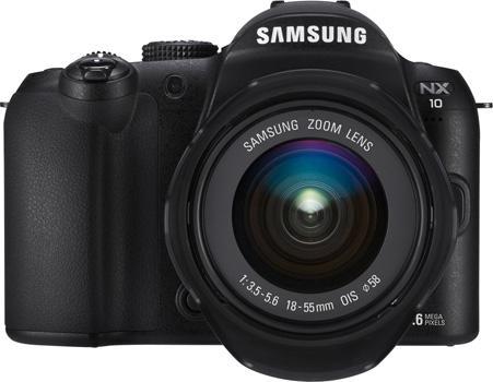 Actual product image Samsung NX10, 14.6 Mpixel, HD movies, 18-55mm OIS Kit