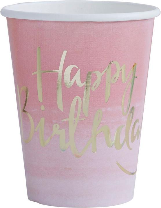 Image du produit Ginger Ray Tasse "Joyeux anniversaire (8 x)