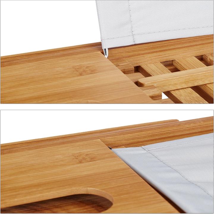 Produktbild Relaxdays Verstellbares Badebrett (105 x 23.5 x 18 cm)
