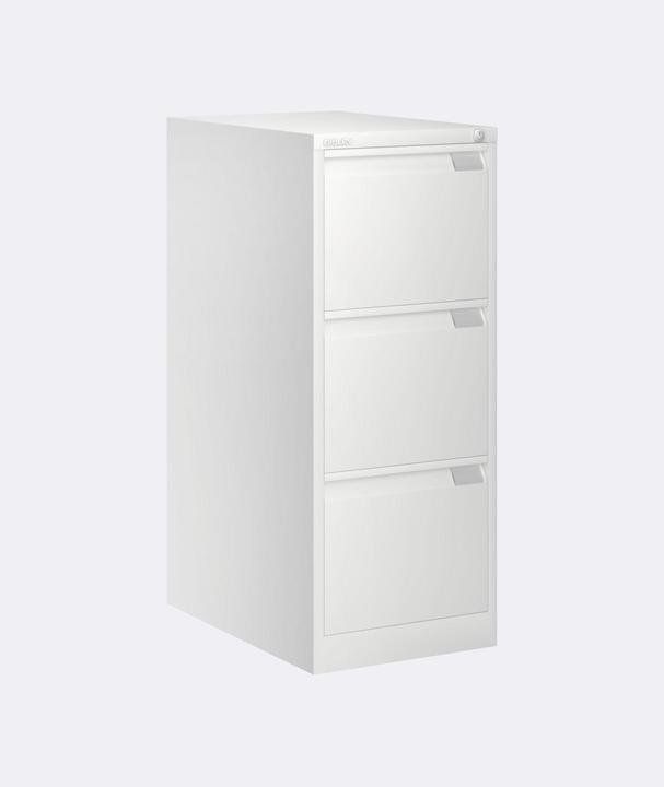 Produktbild Bisley einbahniger Hängeregistraturschrank mit 3 Schubladen (62 x 41.5 x 101.5 cm)