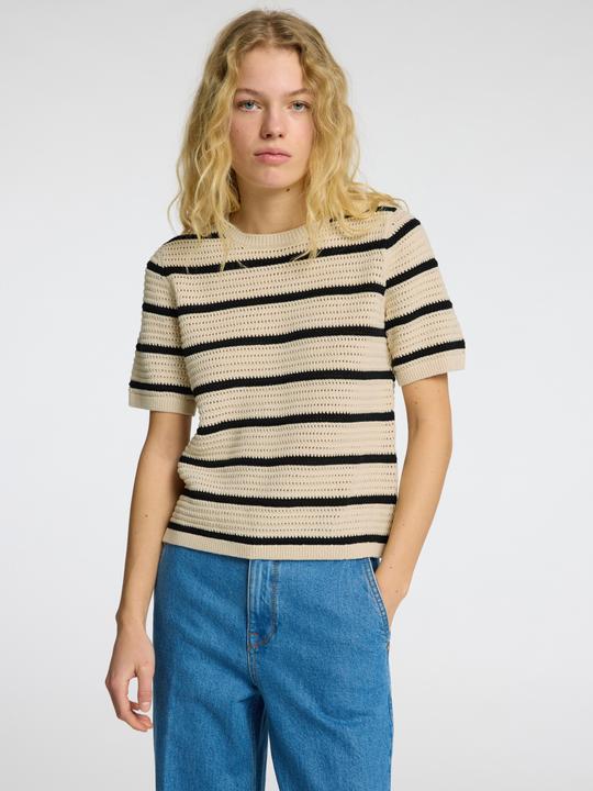 Immagine prodotto Selected Femme Slfvinna Ss Structure Knit O-Neck Noos (XS)