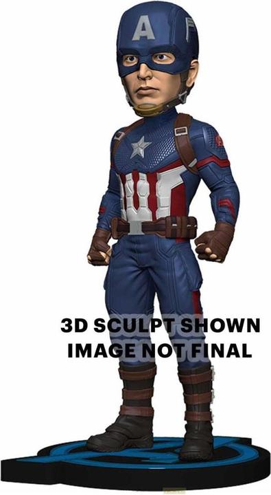 Actual product image Neca § Marvel - Avengers Endgame Head Knocker Captain America 20cm