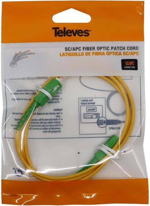 Produktbild Televes Bolsa LATIGUILLO FO PRECO-Mono- LSFH SC-APC 2M (15 dB, Antennenkabel)